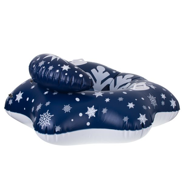 Snowflake inflatable snow wheel