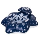 Snowflake inflatable snow wheel