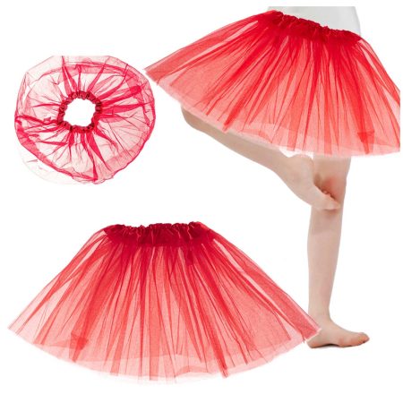 Tulle tutu skirt costume red