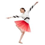 Tulle tutu skirt costume red