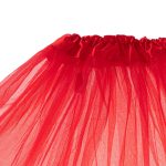 Tulle tutu skirt costume red