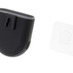 Silicone toilet brush with bowl black