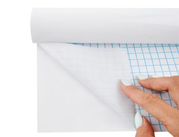 Self-adhesive dry-erase board 45x200 + markers