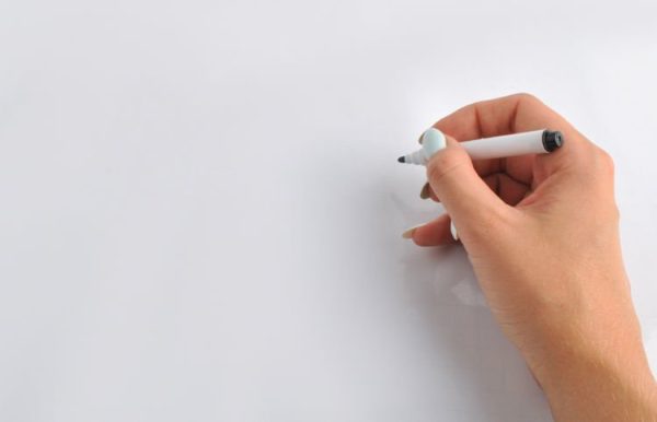 Self-adhesive dry-erase board 45x200 + markers
