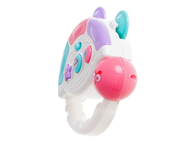 Interactive musical toy - tambourine White color