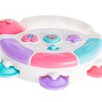 Interactive musical toy - tambourine White color