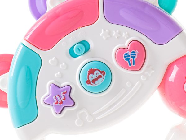 Interactive musical toy - tambourine White color