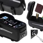 Bike bag pannier waterproof phone holder