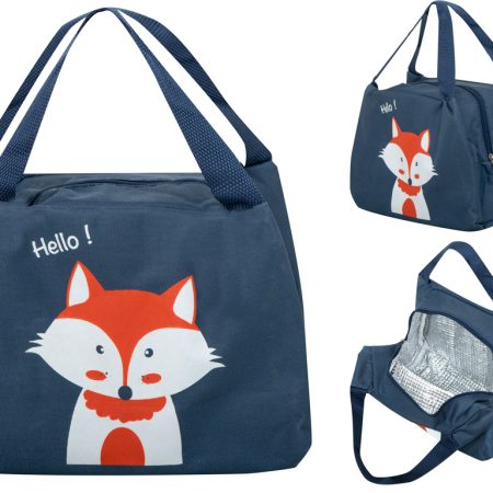 Thermal insulation bag breakfast lunch fox orange