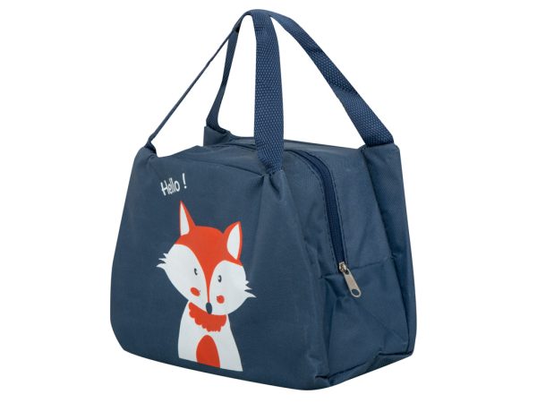 Thermal insulation bag breakfast lunch fox orange