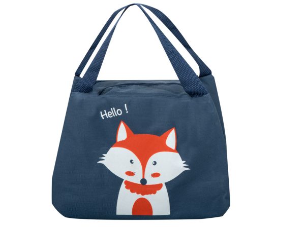 Thermal insulation bag breakfast lunch fox orange