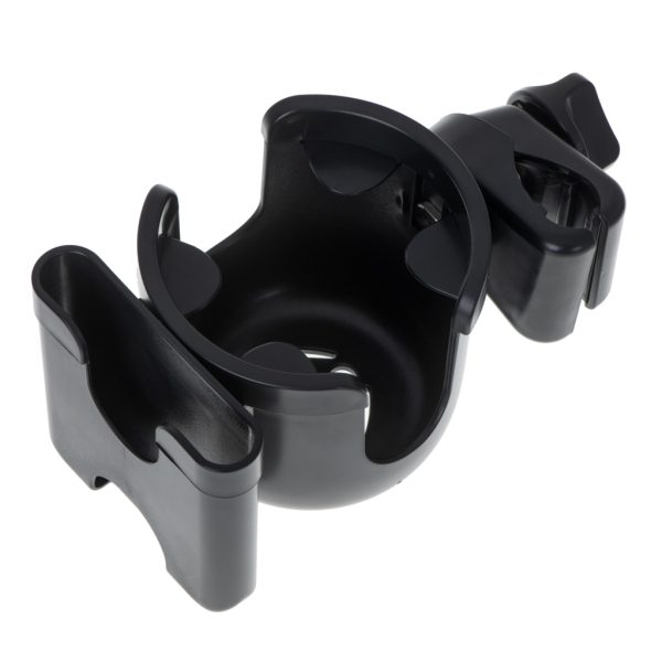 Bottle cup phone holder for bicycle pushchair