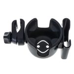Bottle cup phone holder for bicycle pushchair