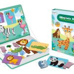 Ukladanka-puzzle-magnetyczne-zwierzeta-safari-100810 Magnetic jigsaw puzzle safari animals 47el.
