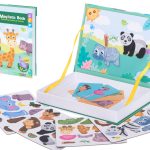 Ukladanka-puzzle-magnetyczne-zwierzeta-safari-47el-102005 Magnetic jigsaw puzzle safari animals 47el.