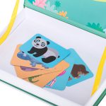 Ukladanka-puzzle-magnetyczne-zwierzeta-safari-47el-102007 Magnetic jigsaw puzzle safari animals 47el.