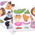 Ukladanka-puzzle-magnetyczne-zwierzeta-safari-47el-102008 Magnetic jigsaw puzzle safari animals 47el.