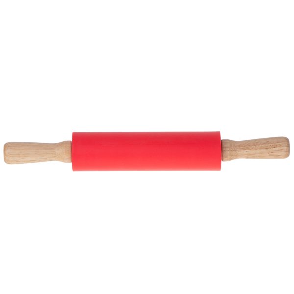 Silicone pastry roller 38cm red