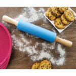Silicone pastry roller 38cm blue