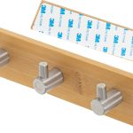 Self-adhesive hook 3 hooks silver