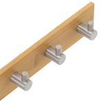 Self-adhesive hook 3 hooks silver