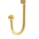 Hook metal handle gold leaf maple 17cm