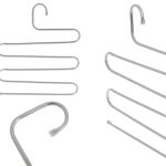Wardrobe trouser hanger for 5 pairs