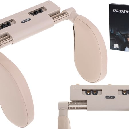 Head and neck adjustable headrest beige