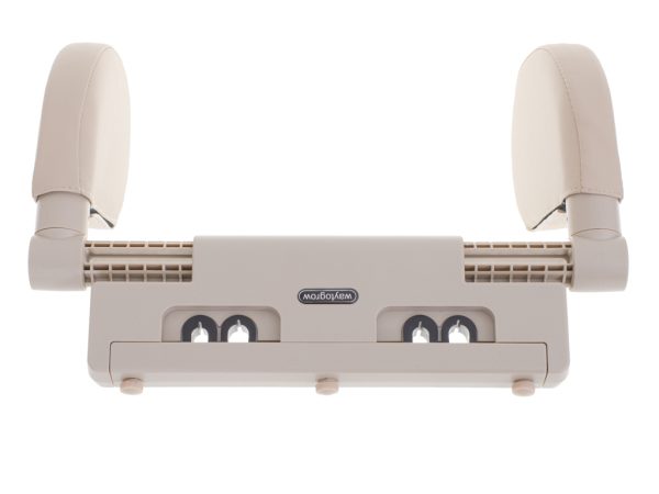 Head and neck adjustable headrest beige
