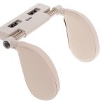Head and neck adjustable headrest beige