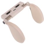 Head and neck adjustable headrest beige