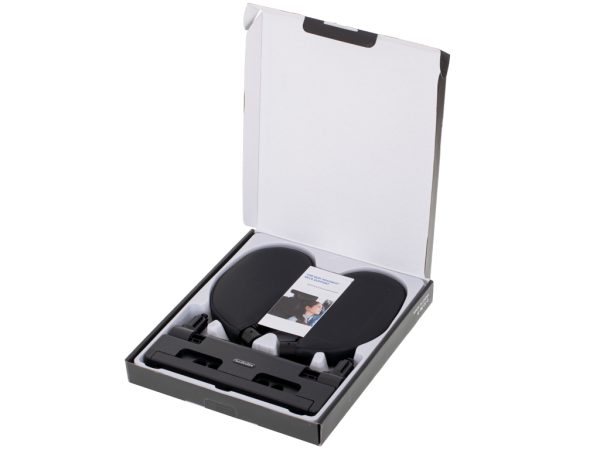 Head and neck adjustable car headrest black