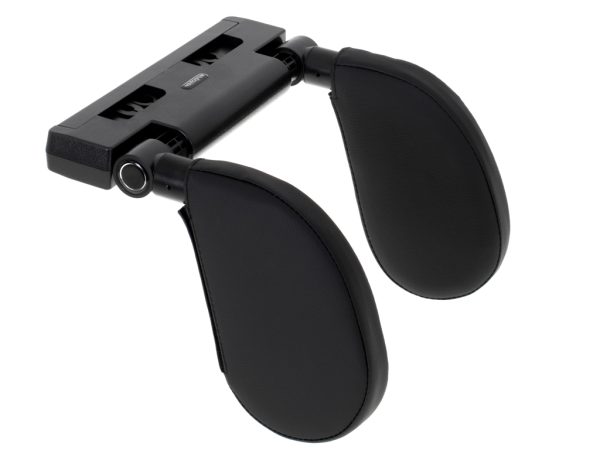 Head and neck adjustable car headrest black