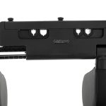 Head and neck adjustable car headrest black