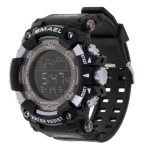 Men's military waterproof LED watch SMAEL black