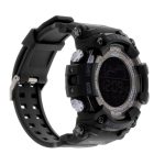Men's military waterproof LED watch SMAEL black