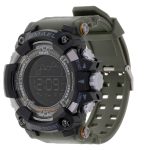 Men's military waterproof LED watch SMAEL green