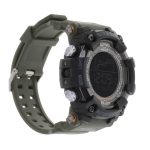 Men's military waterproof LED watch SMAEL green
