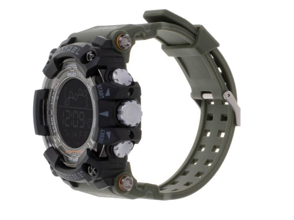Men's military waterproof LED watch SMAEL green