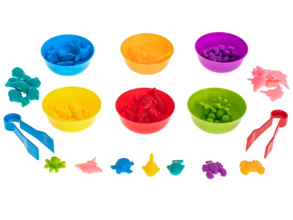 Marine animals educational learning to count montessori 36el.