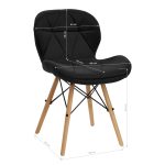 Chair, 4Rico, QS-186, Black