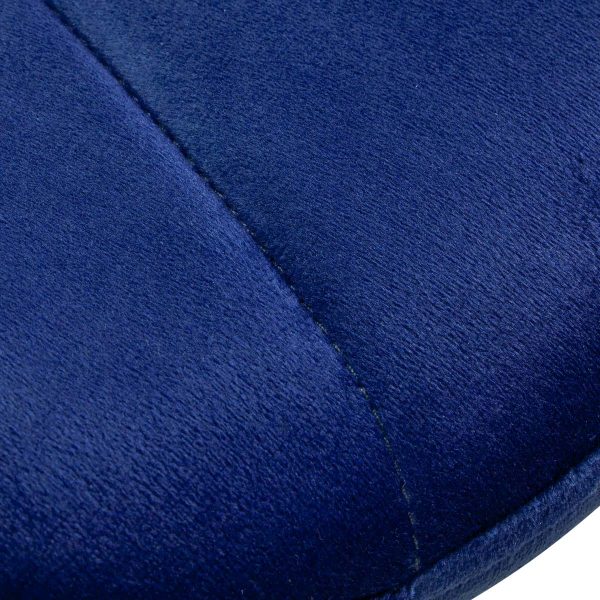 Chair, 4Rico, QS-186, navy blue velvet