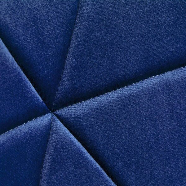 Chair, 4Rico, QS-186, navy blue velvet