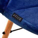 Chair, 4Rico, QS-186, navy blue velvet