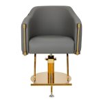 Hairdressing chair Burgos Gold Gray