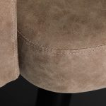 Hairdressing chair Gabbiano Roma brown color