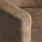 Hairdressing chair Gabbiano Roma brown color