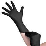 Disposable nitrile gloves All4med XS black