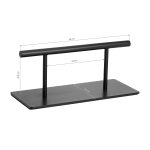 Hairdresser's foot for custome Gabbiano L008B black