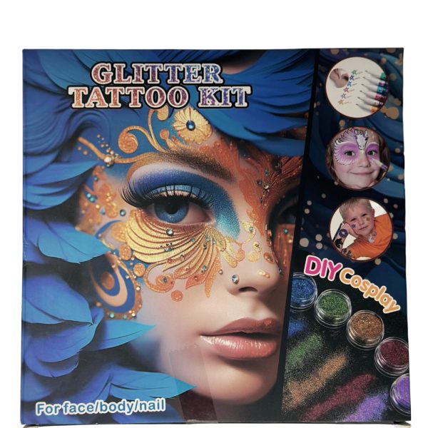 Blizgučių tatuiruočių rinkinys